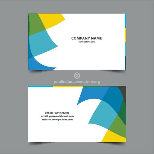 Business card layout 3