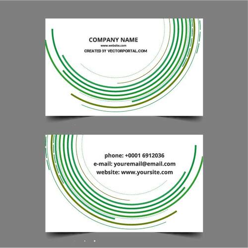 Business card vector template