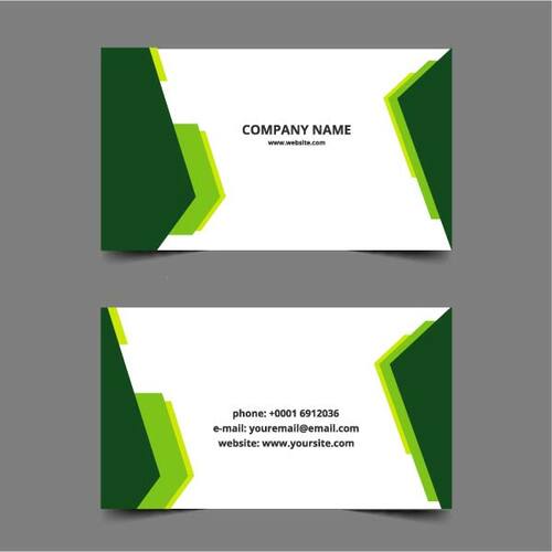 Business cards template design