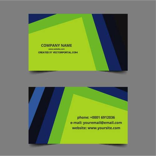 Business card template