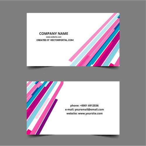 Business card design template vector