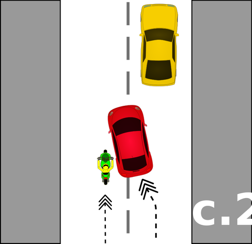 Möglich Fahrzeug-Unfall