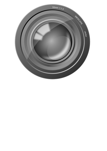 Icono de lente de cámara