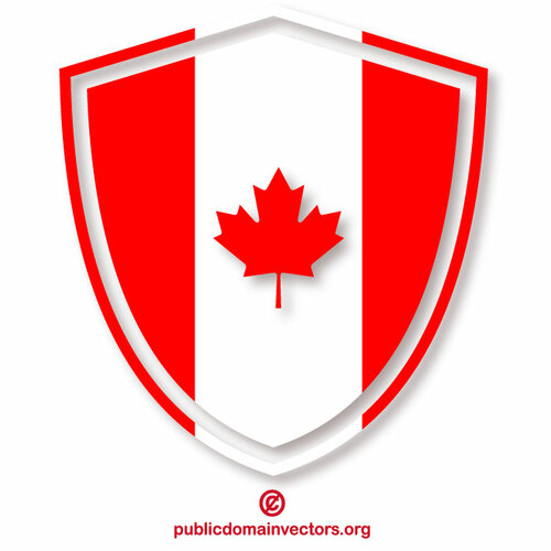 Canadian flag emblem