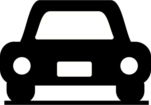 Car pictogram vector image