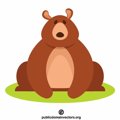 Bear cartoon graphics