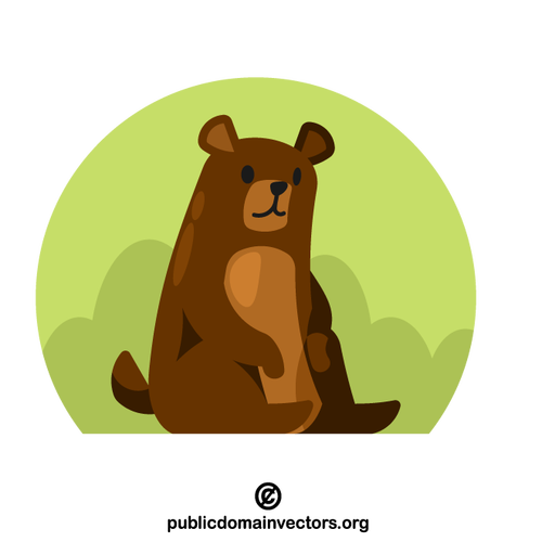 Cartoon bear