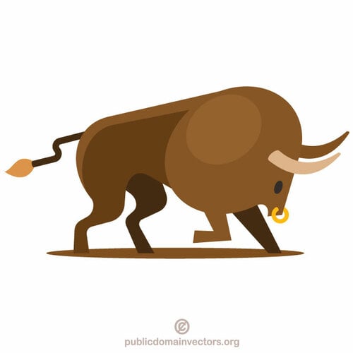 Cartoon bull | Public domain vectors