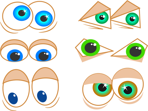 Cartoon eyes image