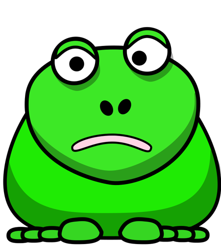Cartoon-Frosch