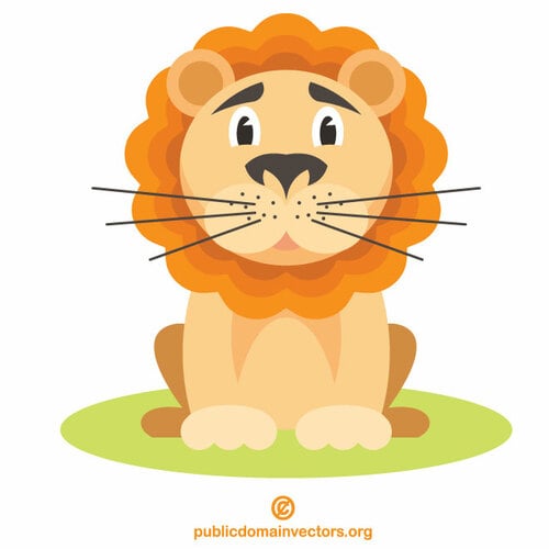 Cartoon Lion clip art