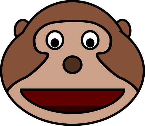 Małpa w twarz