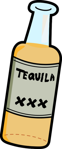 Cartoon tequila