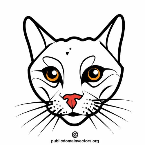Grafică vectorială de o pisica