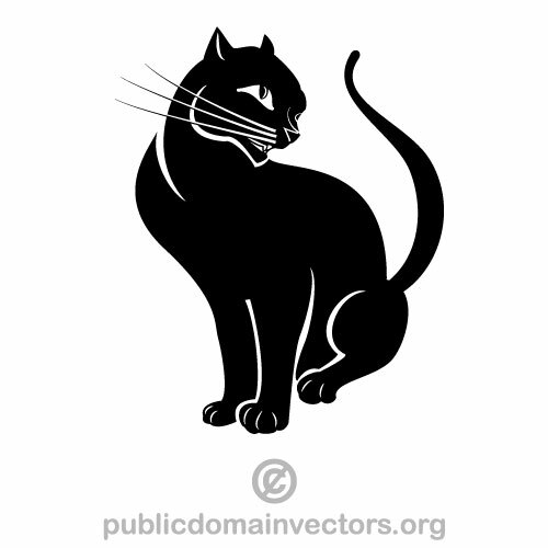 Gráficos de vetor de gato