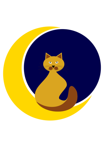चाँद पर बिल्ली