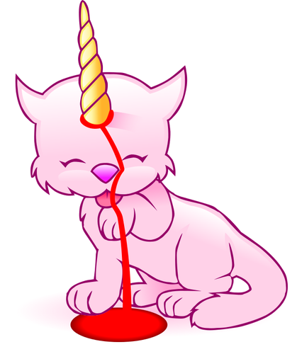 Bleeding cat