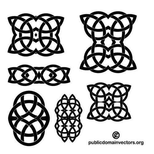 Celtic Knot paketi vektör