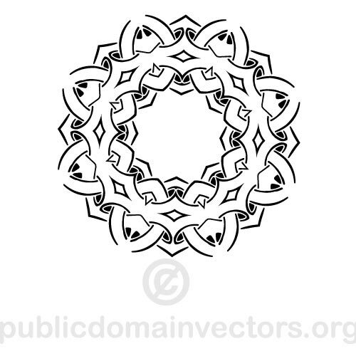 Celtic vector shape