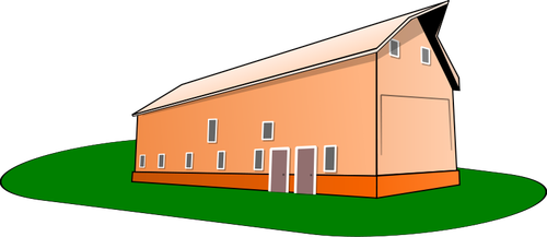 Grafika wektorowa stodoła
