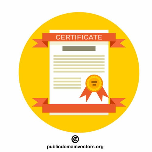 Certificate document