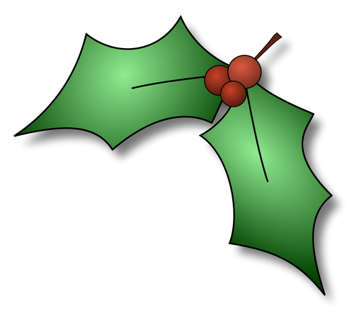 Holly Tree Vector