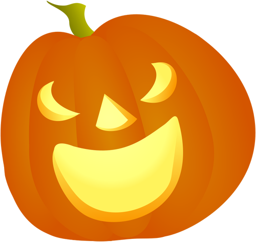 Lachen Halloween pompoen vectorillustratie