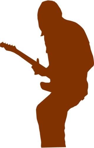 Vector image of musician