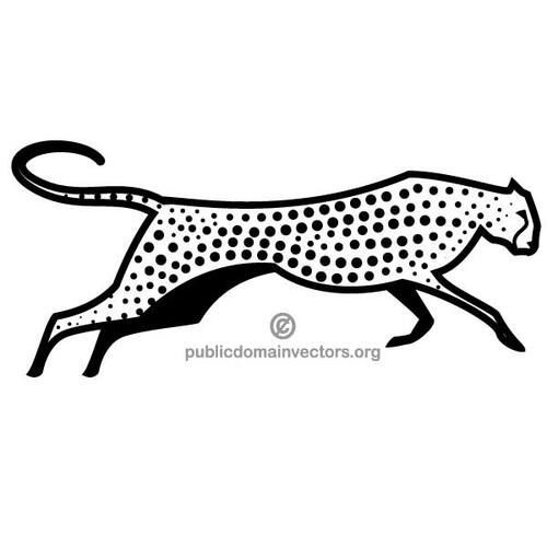 Cheetah vektör görüntü