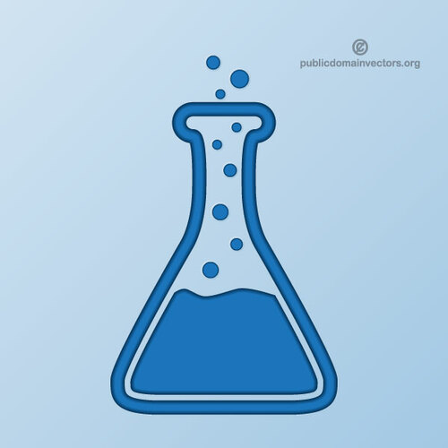 Химическая лаборатория Векторный icon