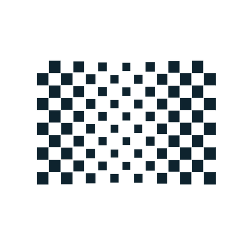 Flaga w szachownicę czarno-białe