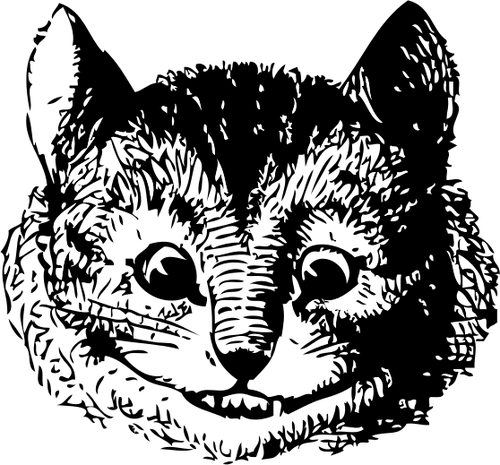 Cheshire cat from Alice in wonderland | Public domain vectors