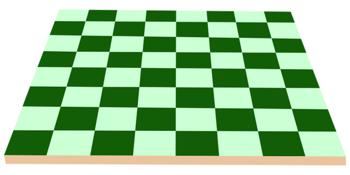 Green checker board