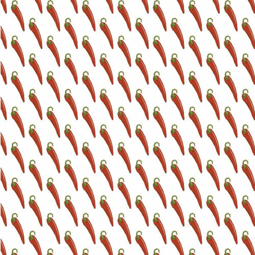 Red hot chili pepper graphic pattern