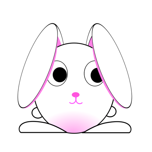 Illustration vectorielle de lapin