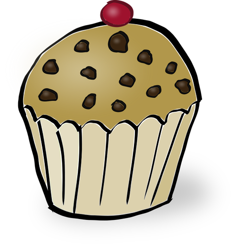 Čokoláda čip muffin