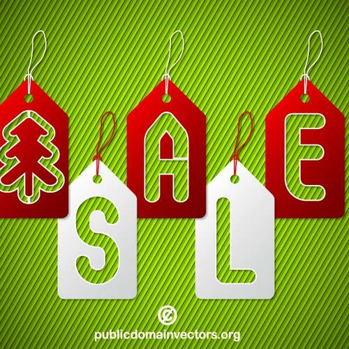 Christmas sale poster