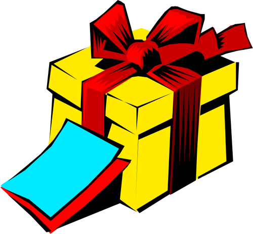 Wrapped gift image | Public domain vectors