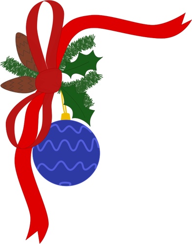 Christmas decoration vector image