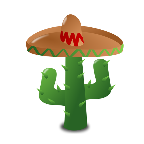 Vector image of cactus
