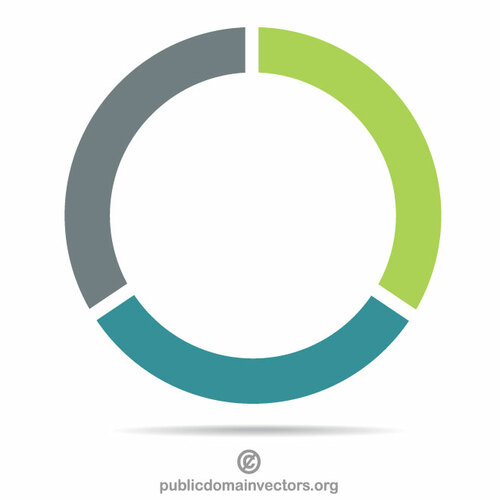 Infographics-element in kaart brengen