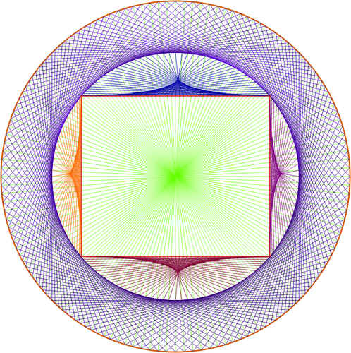 Illustration de vecteur de dessin dessin au trait en spirale