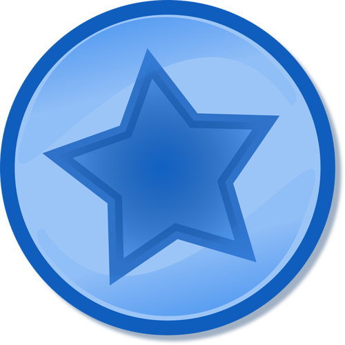 Estrela de um círculo azul