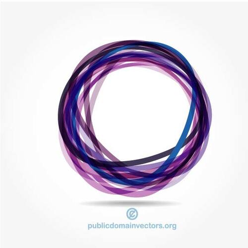 Círculos de color púrpuras