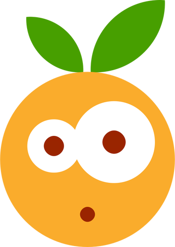 Zaskoczony owoców emoji