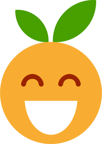 S úsměvem ovocný emoji