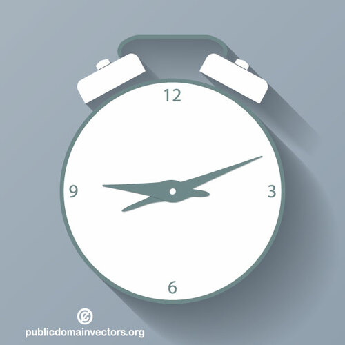 Reloj icono vector clip art