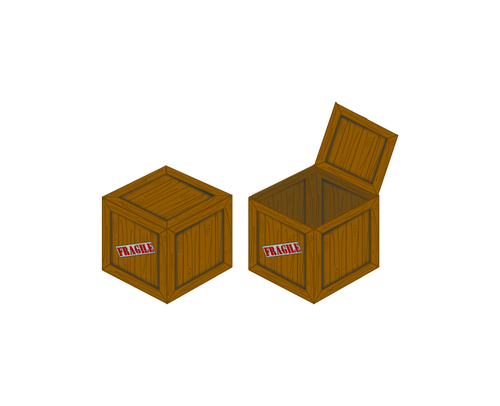 Kaksi laatikkoa