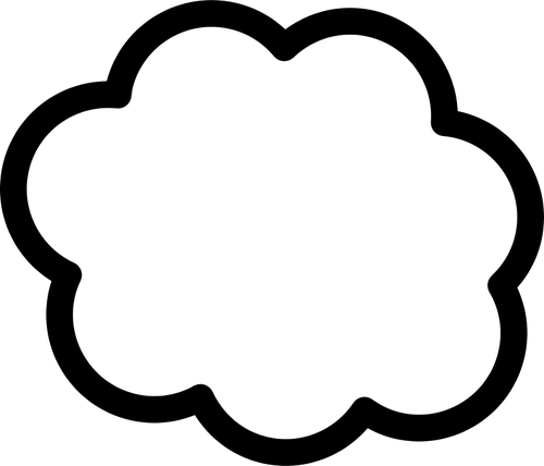 Cloud vector graphics