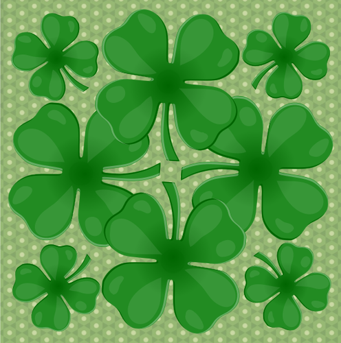 Clover leaves vector clip art